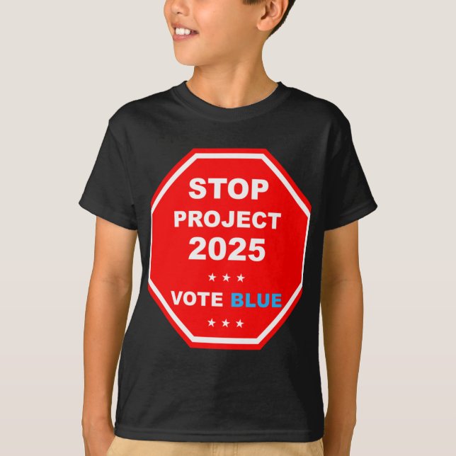 Camiseta Proyecto "Vote Salvemos la Democracia" 2025 (Anverso)