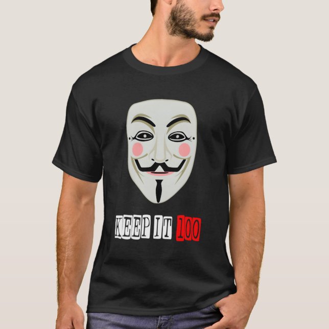 Camiseta Proyecto Zorgo Anonymous Hacker Contenerlo 100 (Anverso)