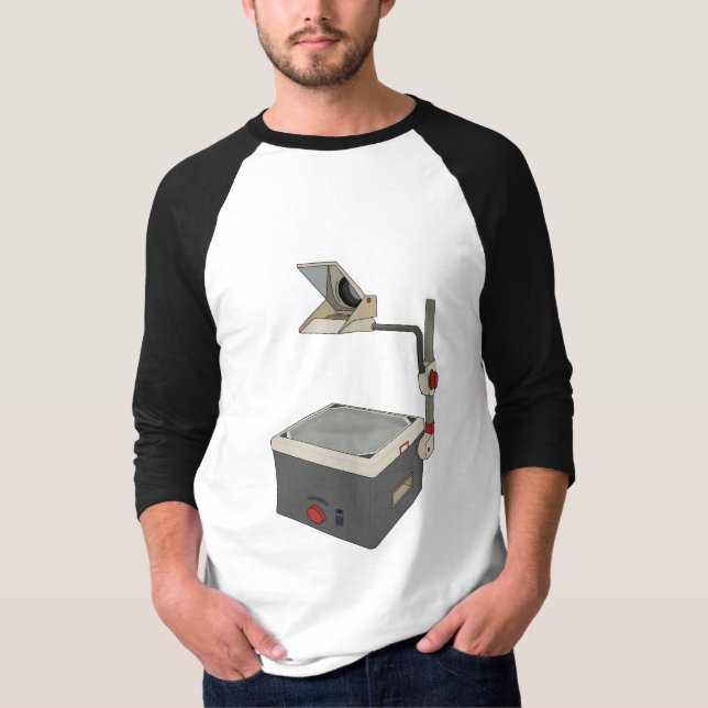 Camiseta Proyector de cabeza de OHP 80s 90s (Anverso)