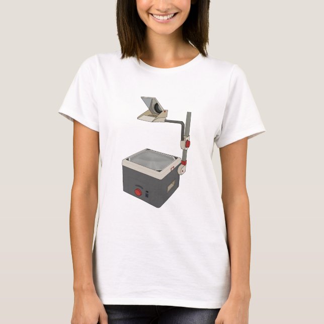 Camiseta Proyector de cabeza de OHP 80s 90s (Anverso)