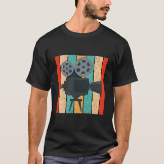 Camiseta Proyector de cine cámara de cine