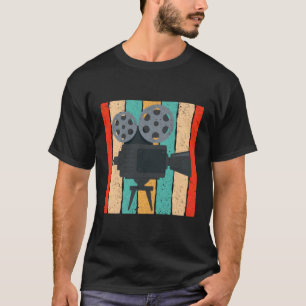 Camiseta Proyector de películas de cámara de cine