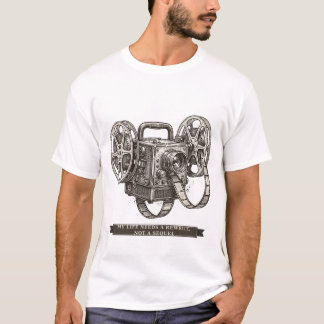 Camiseta Proyector de Películas Divertido