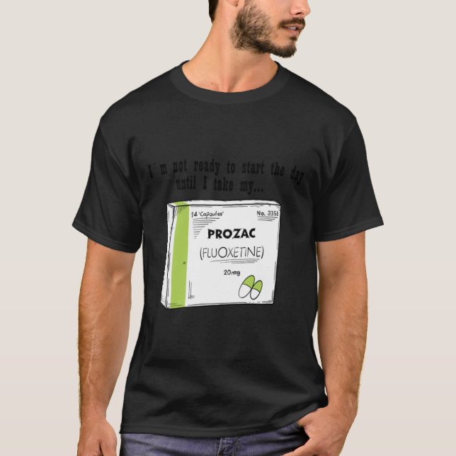 Camiseta Prozac por un buen día (Anverso)