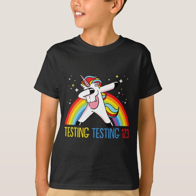 Camiseta Prueba 123 días de prueba de corte 2 (Anverso)