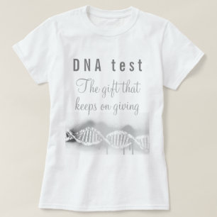 Camiseta Prueba de ADN de genealogía divertida: el regalo q