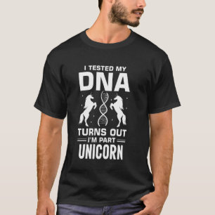 Camiseta Prueba de ADN de Unicornio Pruebas Genéticas Micro