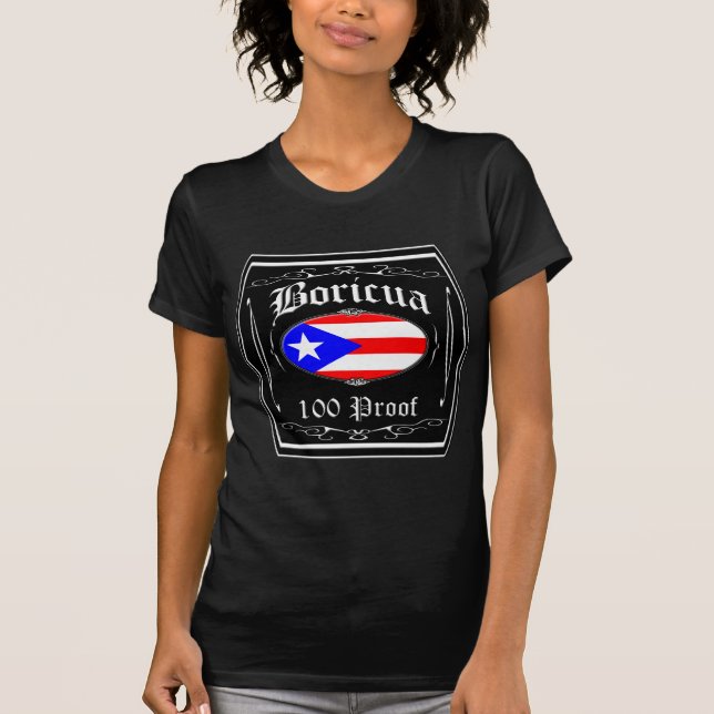 Camiseta Prueba de Boricua 100 (Anverso)