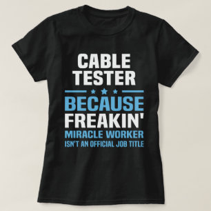 Camiseta Prueba de cable