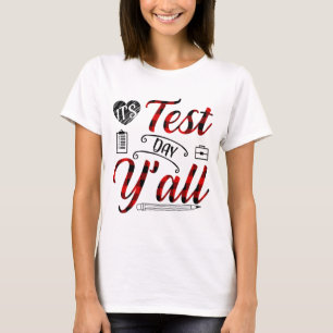 Camiseta Prueba de examen de docente en el día de prueba