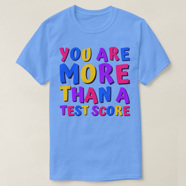 Camiseta Prueba de examen de docentes de día de prueba (Diseño del anverso)