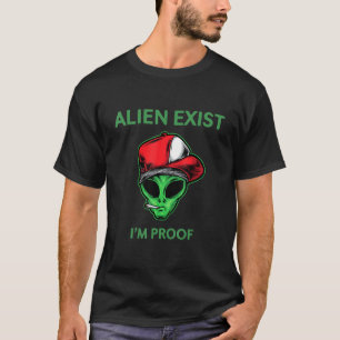 Camiseta Prueba de existencia de alienígenas Halloween