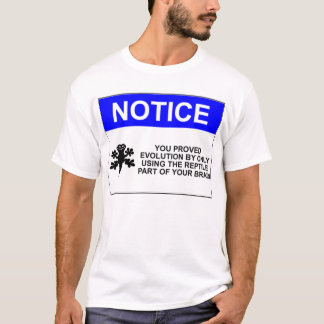 Camiseta Prueba de la evolución