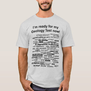 Camiseta Prueba de la geología