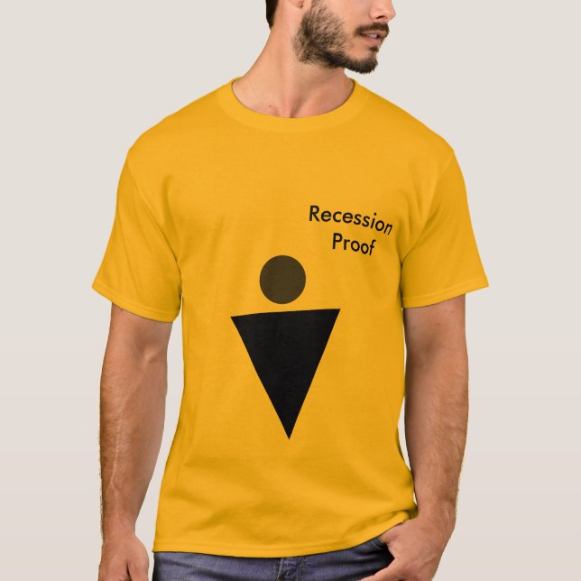Camiseta Prueba de la recesión (Anverso)
