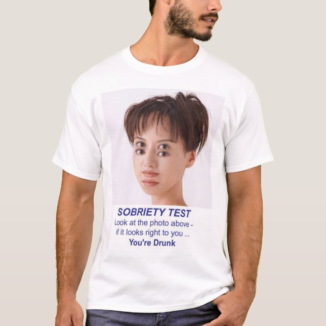 Camiseta prueba de la sobriedad (Anverso)