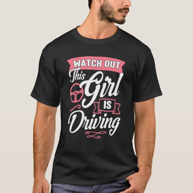 Camiseta Prueba de los conductores aprobados Nueva licencia (Anverso)