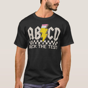 Camiseta Prueba de Maestros Retro ABCD Rock El día de prueb