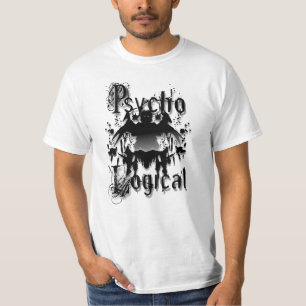 Camiseta prueba de manchas de tinta vista a partir de una p