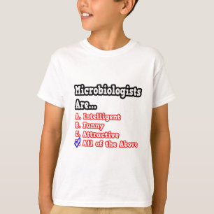 Camiseta Prueba de microbiólogo...Chiste