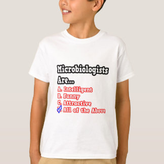 Camiseta Prueba de microbiólogo...Chiste