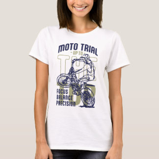 Camiseta Prueba De Moto Hasta Arriba