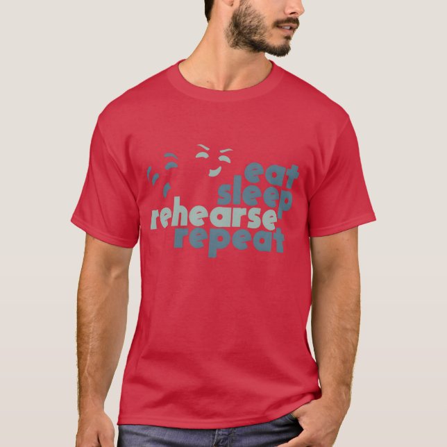 Camiseta prueba de sueño repetición regalo actor de acción  (Anverso)