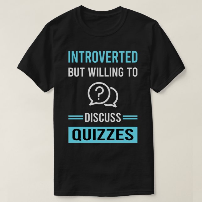 Camiseta Prueba de Tests Introvertidos (Diseño del anverso)