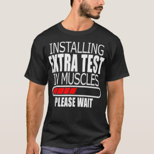 Camiseta Prueba Graciosa Terapia Testosterona TRT Gym Bodyb