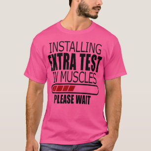 Camiseta Prueba Graciosa Terapia Testosterona Trt Gym Bodyb