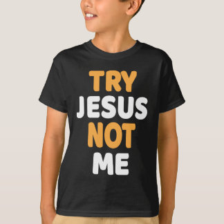 Camiseta Prueba Jesús No Yo Cristiano Humor Gracioso Diseño