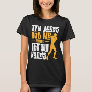 Camiseta Prueba Jesús No Yo Jab Cross Hook Boxing Guantes B
