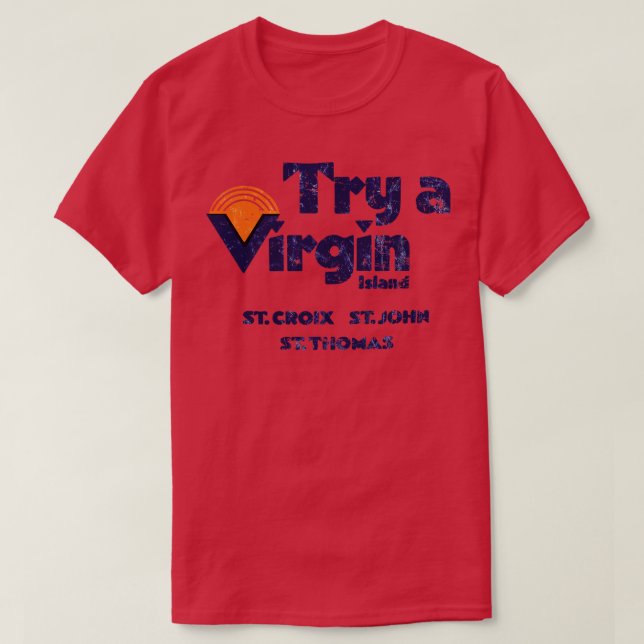 Camiseta Prueba la isla Virgen ST CROIX ST JOHN ST THOMAS (Diseño del anverso)