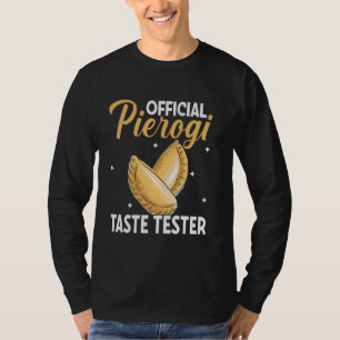 Camiseta Prueba oficial de sabores de Pierogi Lover Fo