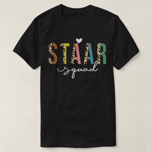 Camiseta Prueba STAAR Day Squad Teacher Test Day (Diseño del anverso)