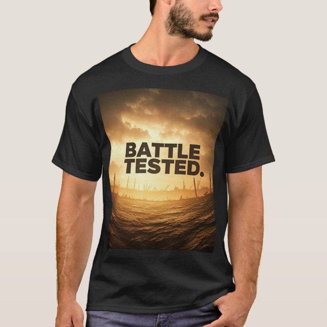 Camiseta Pruebas de batalla (Anverso)