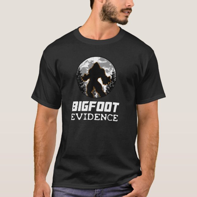 Camiseta Pruebas de Bigfoot (Anverso)