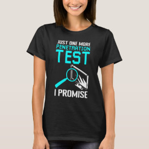 Camiseta Pruebas de penetración Hacking ético y Cyber secur
