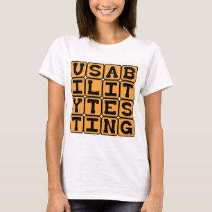 Camiseta Pruebas de usabilidad, pruebas de etapa beta