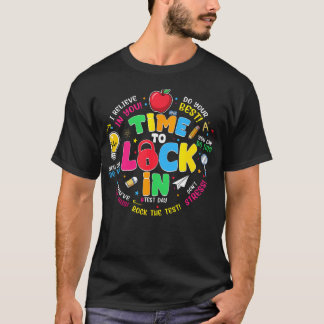 Camiseta Pruebas Para Maestros Hora De Asegurar El Día De L