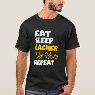 Camiseta Pruntas de liberación de repetición de sueño de su