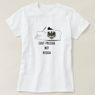 Camiseta Prusia del este no Rusia (mujeres)