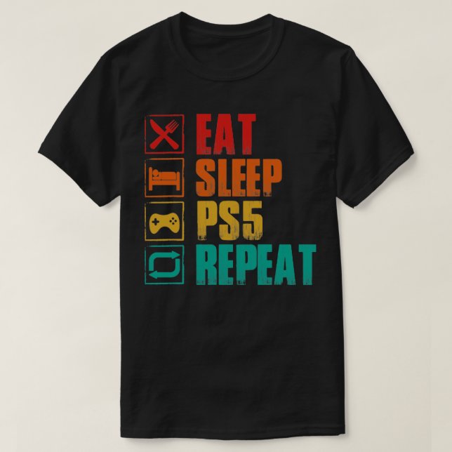 Camiseta ps5 (Diseño del anverso)