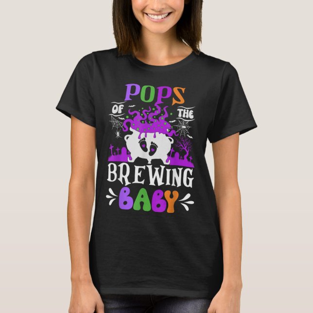 Camiseta Ps Of The Brewing Baby Dad To Be Halloween  (Anverso)
