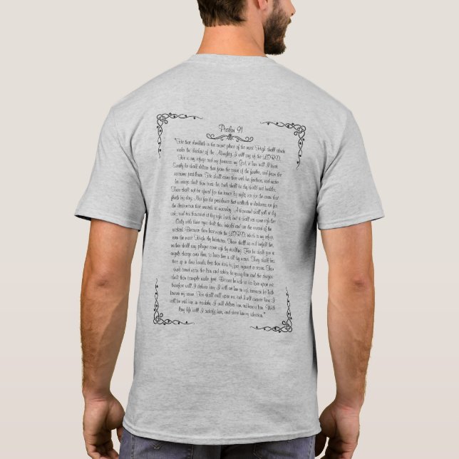 Camiseta Psalm 91 (Reverso)
