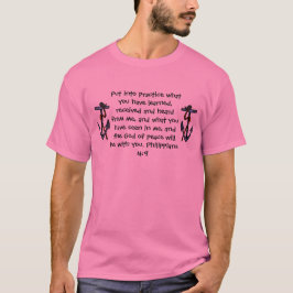 Camiseta Psalm Philippians biblical quote