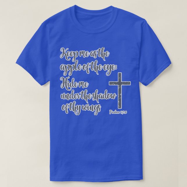 Camiseta Psalms 178 Kjv Bible Verse (Diseño del anverso)