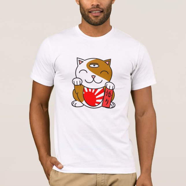 Camiseta Pseudo calicó Maneki Neko (Anverso)