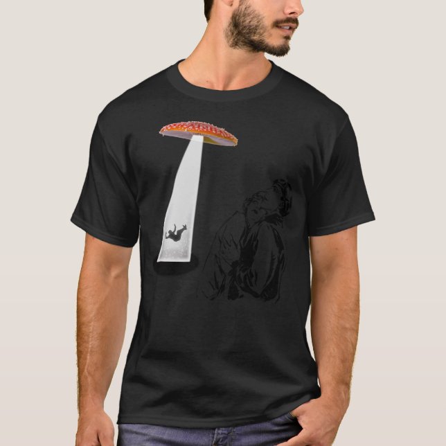 Camiseta Psicodelia del hongo mágico - Psilocybin Cubensis  (Anverso)