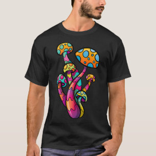 Camiseta Psicodelia Mushroom Lover Gift Trance House Rave